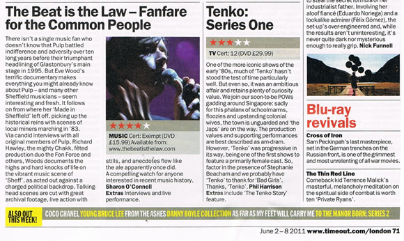 Time Out London review